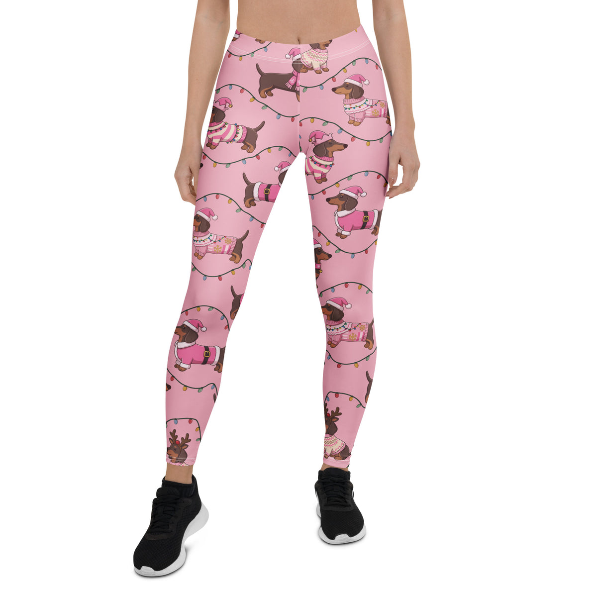Deck The Dachshund Leggings