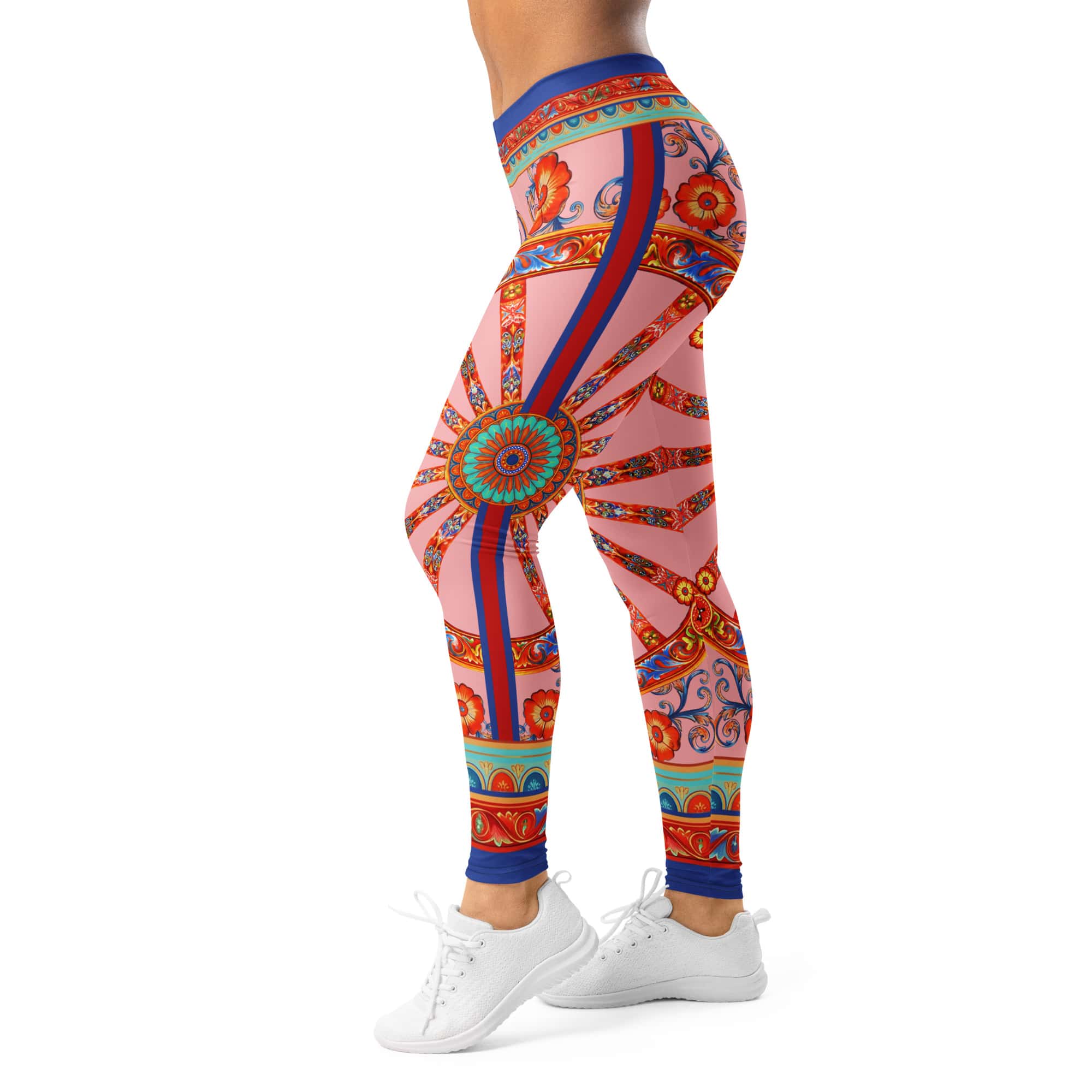 Pink Ornate Leggings