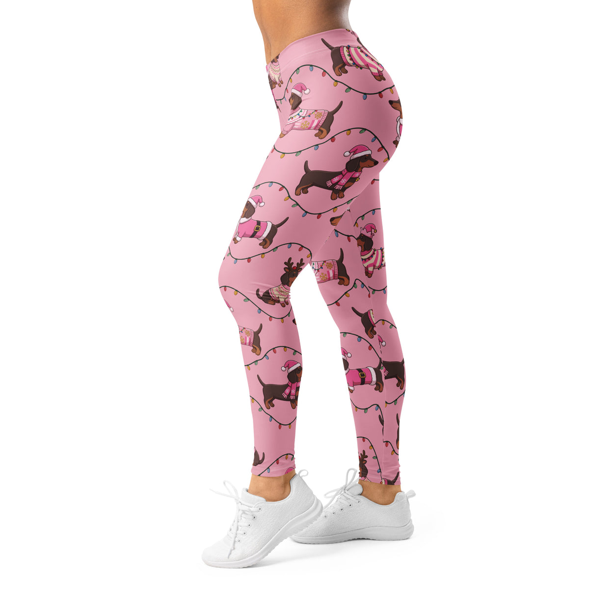 Deck The Dachshund Leggings