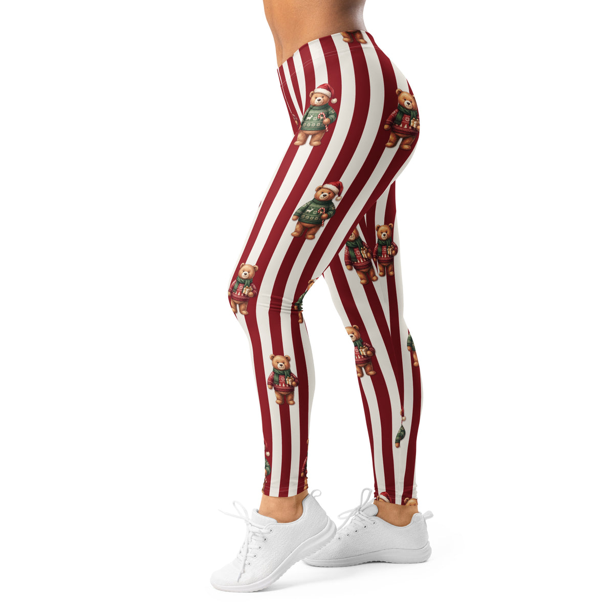 Christmas Sweater Teddy Bears Leggings