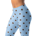 Baby Blue Cocoa Polka Dot Leggings