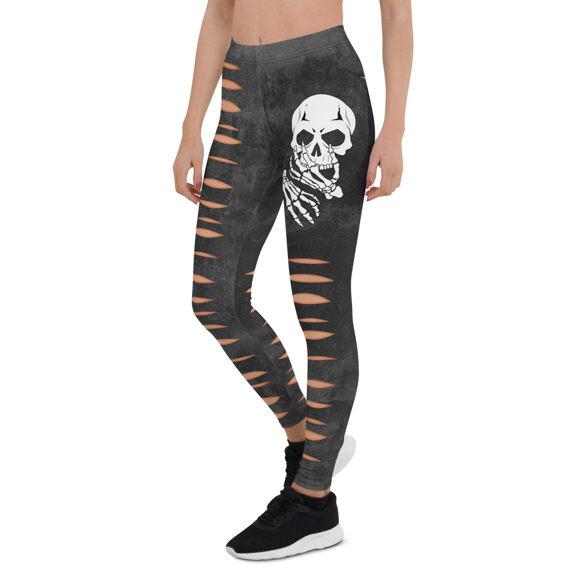 Skeleton Cut Outs Leggings