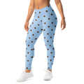 Baby Blue Cocoa Polka Dot Leggings