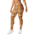 Thanksgiving Pumpkin Floral Leggings