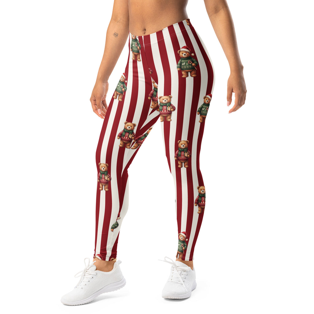 Christmas Sweater Teddy Bears Leggings