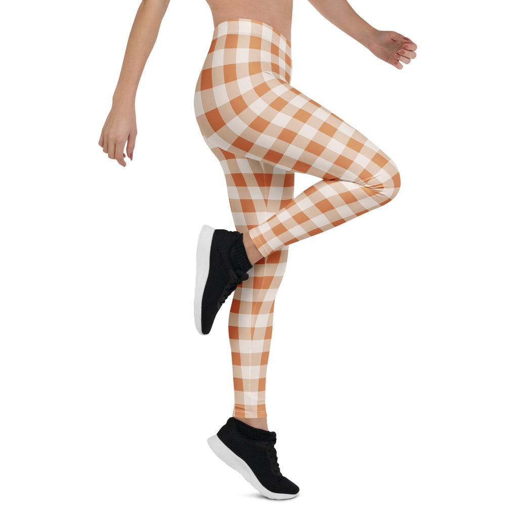 Pumpkin Pie Gingham Leggings