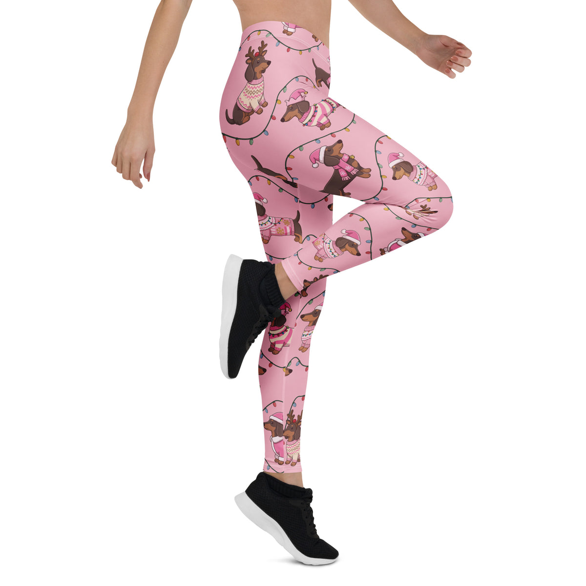 Deck The Dachshund Leggings