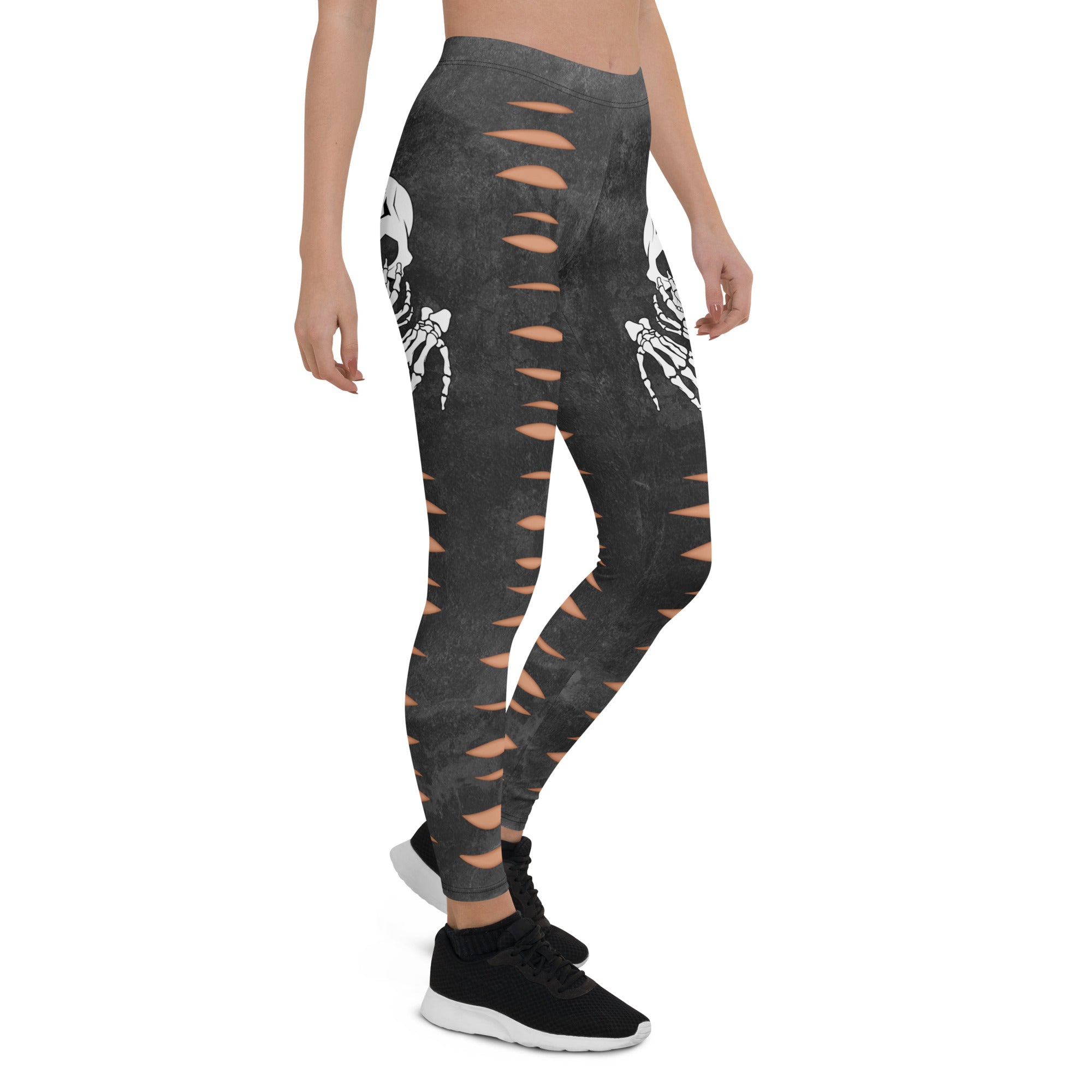 Skeleton Cut Outs Leggings