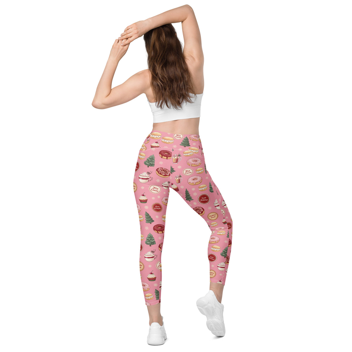 Christmas Sweet Treats Leggings With Pockets