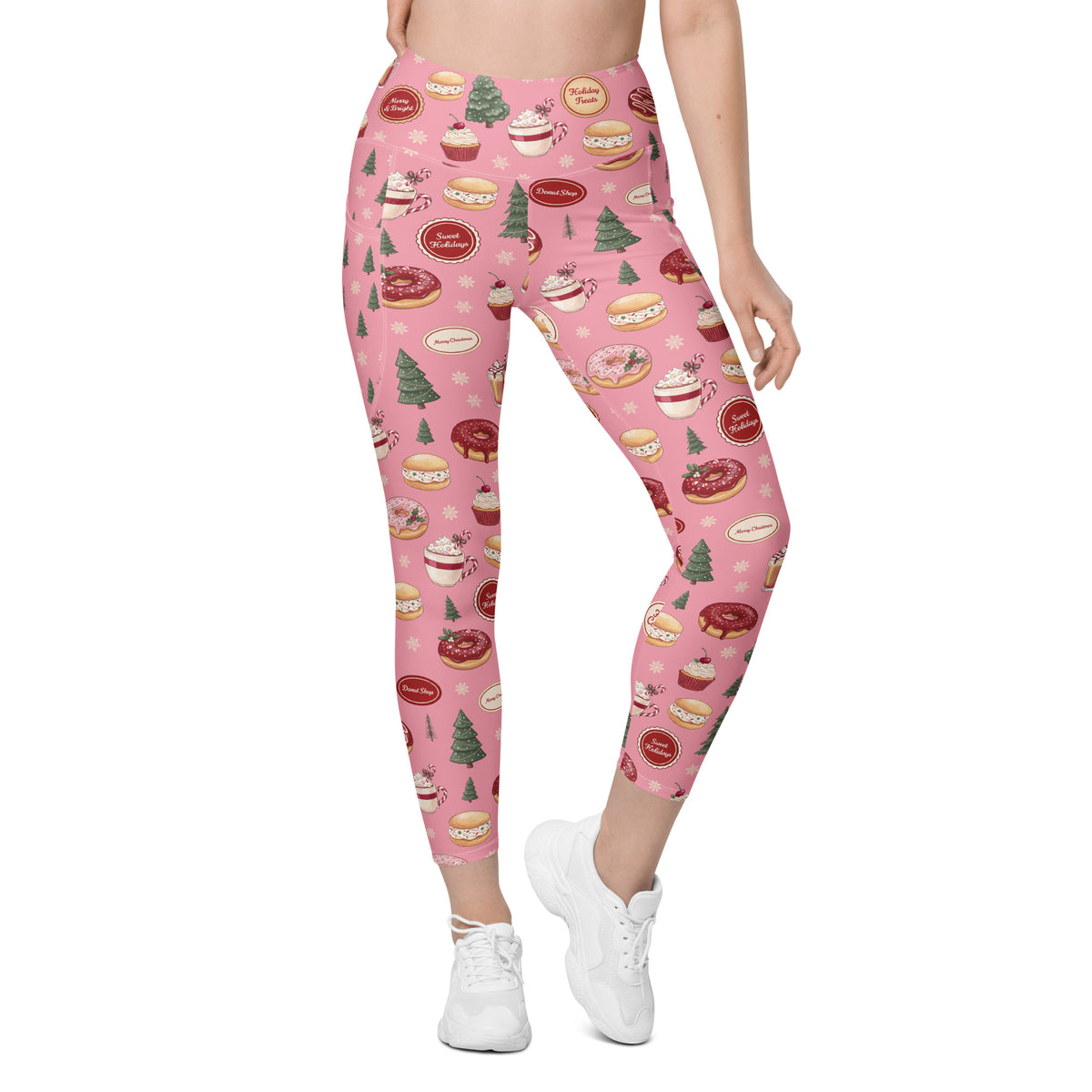 Christmas Sweet Treats Leggings With Pockets