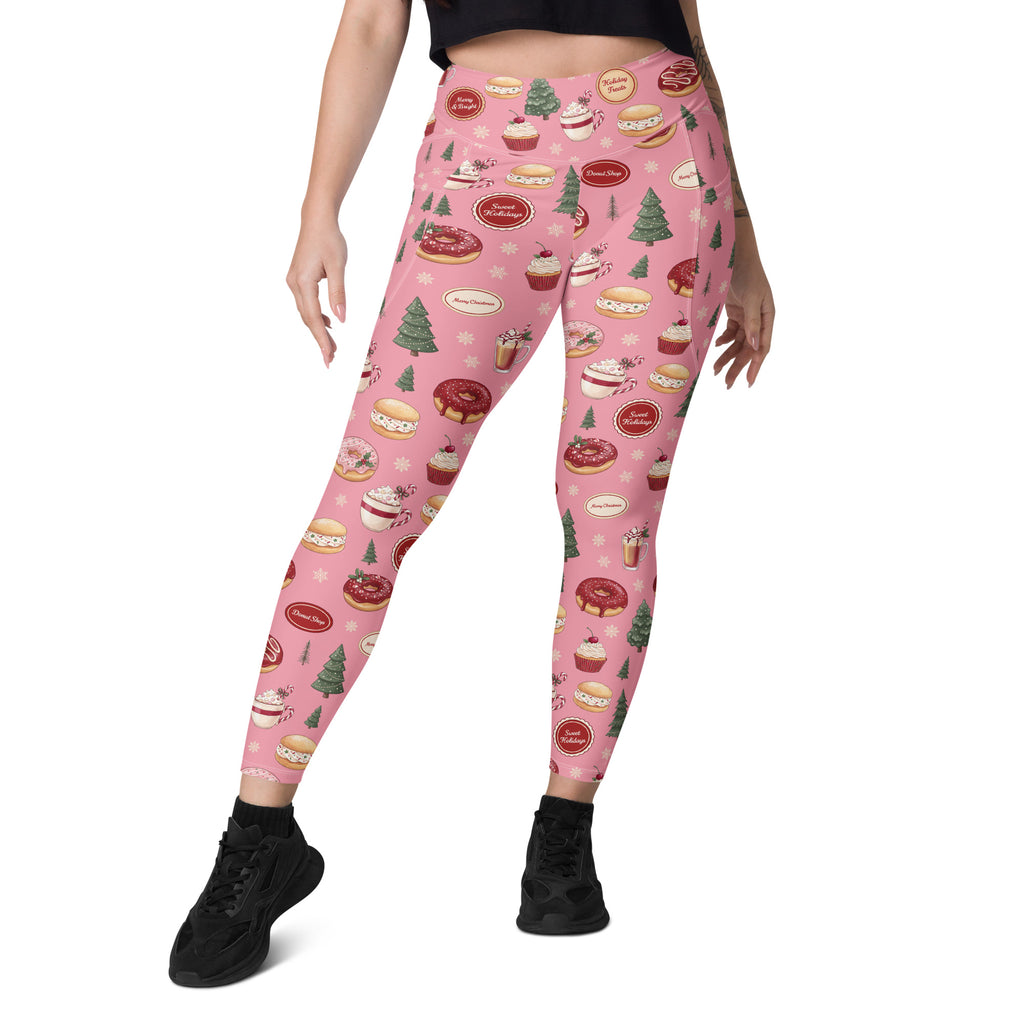 Christmas Sweet Treats Leggings With Pockets
