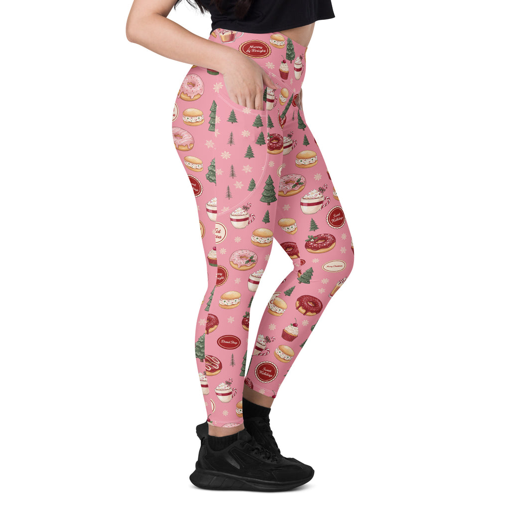 Christmas Sweet Treats Leggings With Pockets
