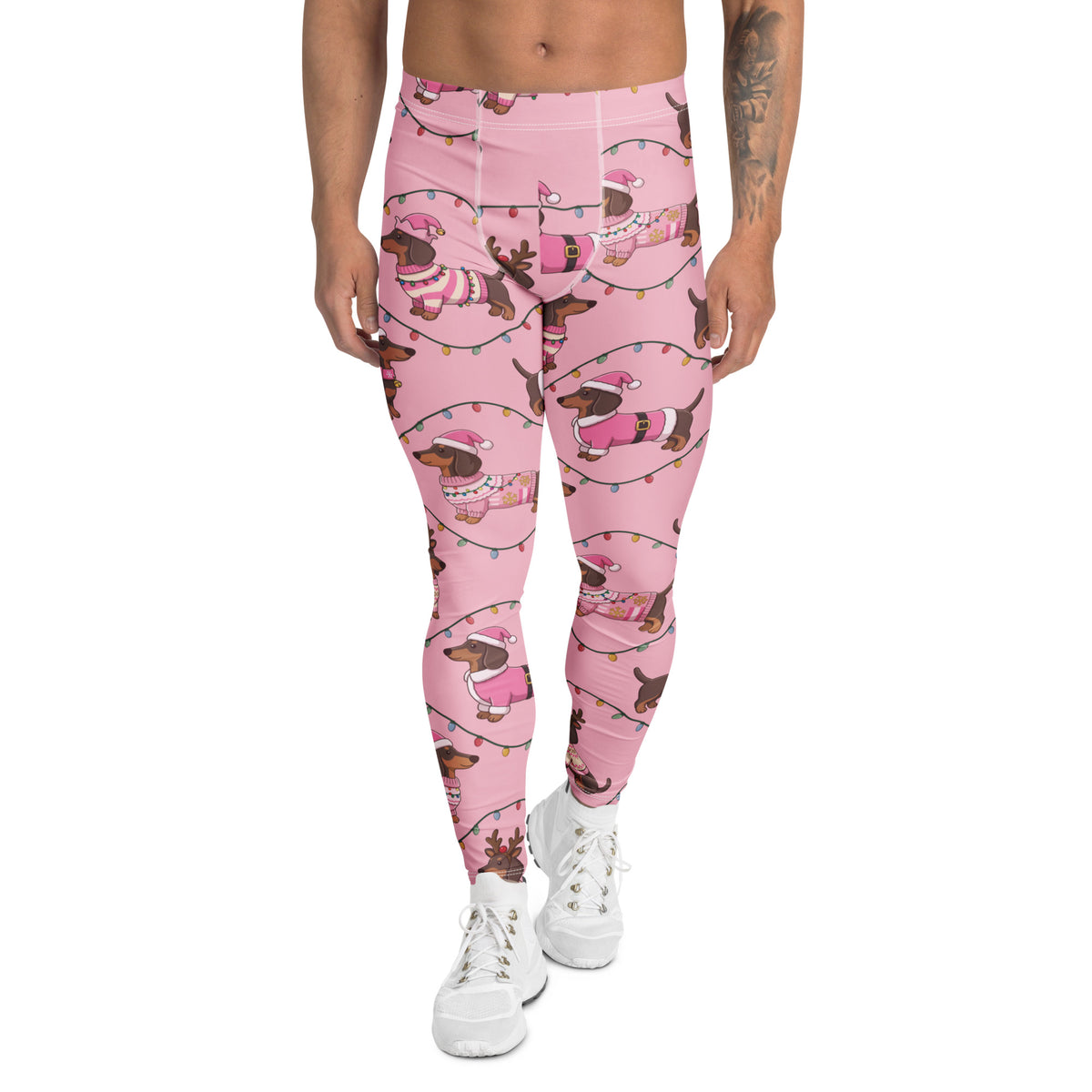 Deck The Dachshund Men's Leggings