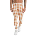 Pumpkin Pie Gingham Men's Leggings