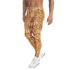 Thanksgiving Pumpkin Floral Men's Leggings