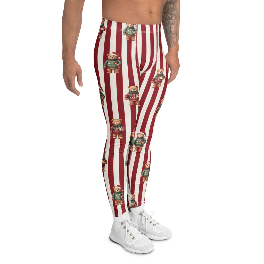 Christmas Sweater Teddy Bears Men's Leggings