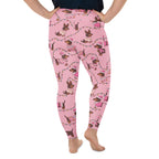Deck The Dachshund Plus Size Leggings