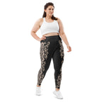 Midnight Lace Plus Size Leggings