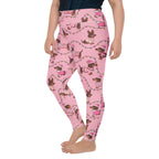 Deck The Dachshund Plus Size Leggings