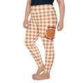 Pumpkin Pie Gingham Plus Size Leggings