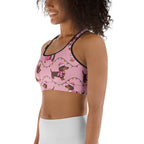 Deck The Dachshund Sports Bra