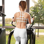 Pumpkin Pie Gingham Sports Bra