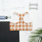 Pumpkin Pie Gingham Sports Bra