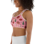 Christmas Sweet Treats Sports Bra