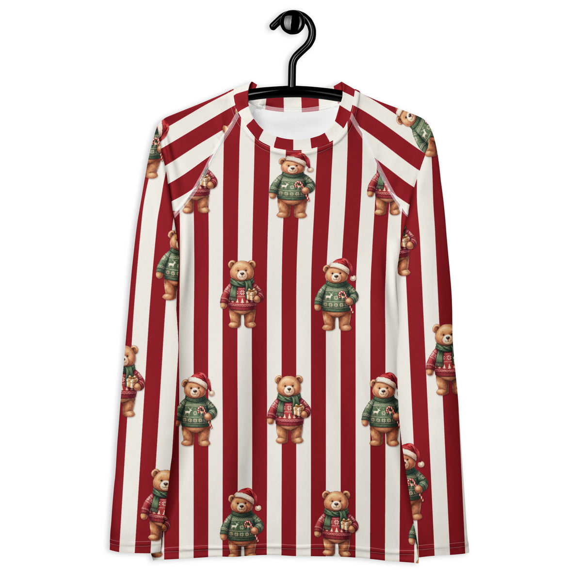 Christmas Sweater Teddy Bears Rash Guard