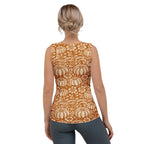Thanksgiving Pumpkin Floral Tank Top