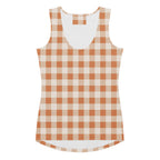 Pumpkin Pie Gingham Tank Top