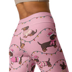 Deck The Dachshund Yoga Leggings