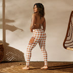 Pumpkin Pie Gingham Yoga Leggings