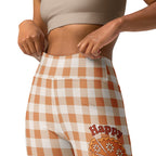 Pumpkin Pie Gingham Yoga Leggings