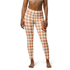 Pumpkin Pie Gingham Yoga Leggings