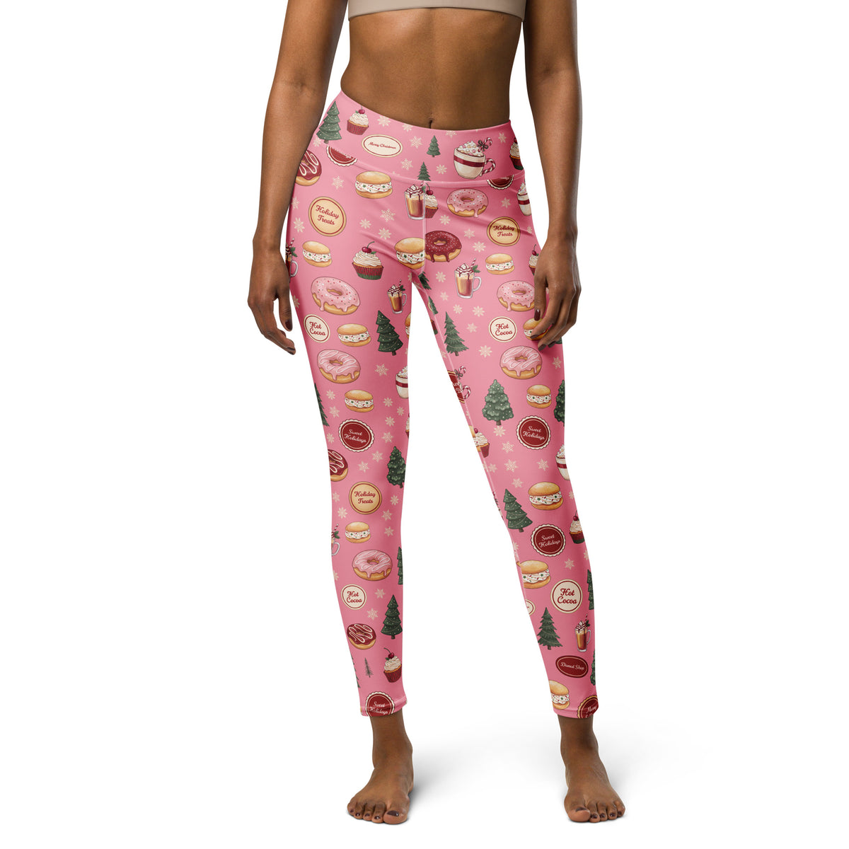 Christmas Sweet Treats Yoga Leggings