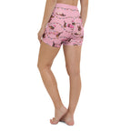 Deck The Dachshund Yoga Shorts