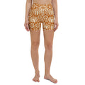 Thanksgiving Pumpkin Floral Yoga Shorts