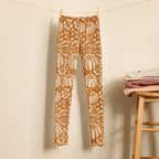 Thanksgiving Pumpkin Floral Youth Leggings