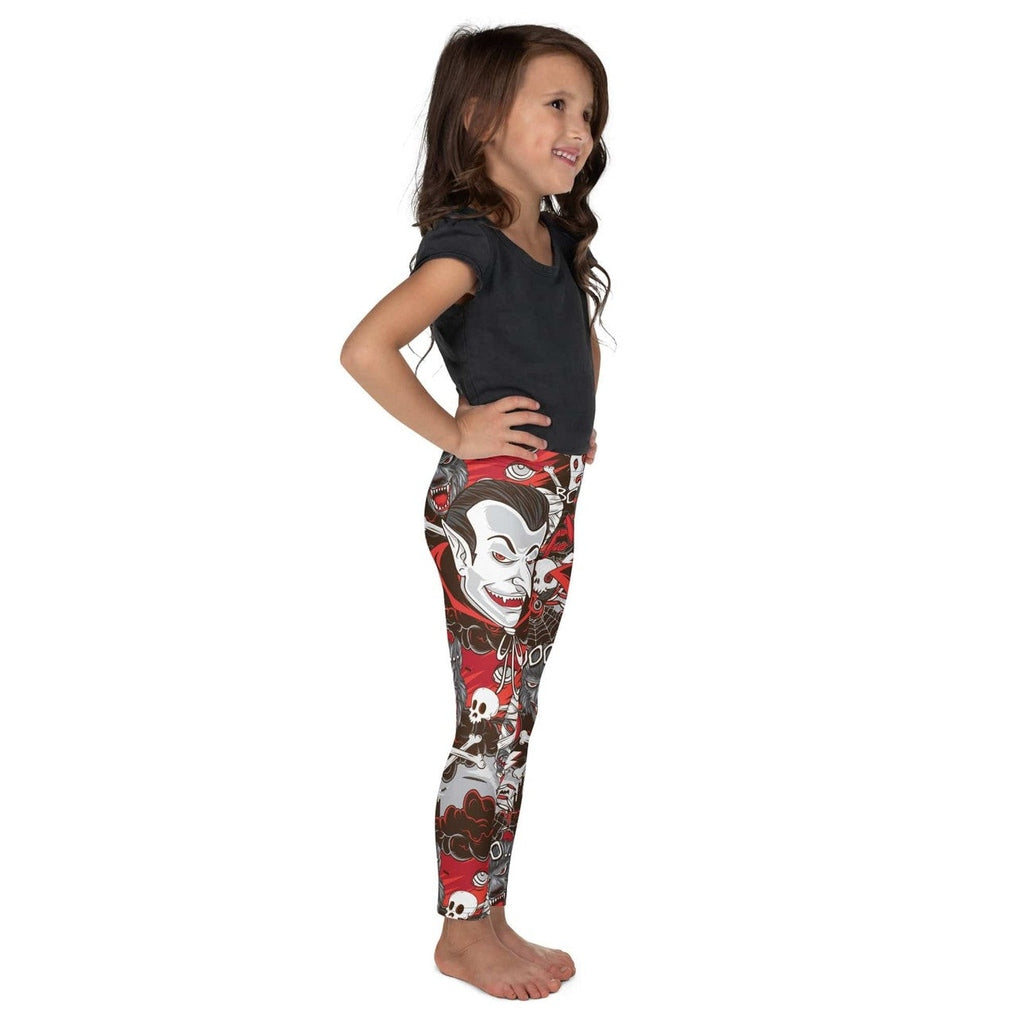 All the Horrors of Halloween Kid's Leggings