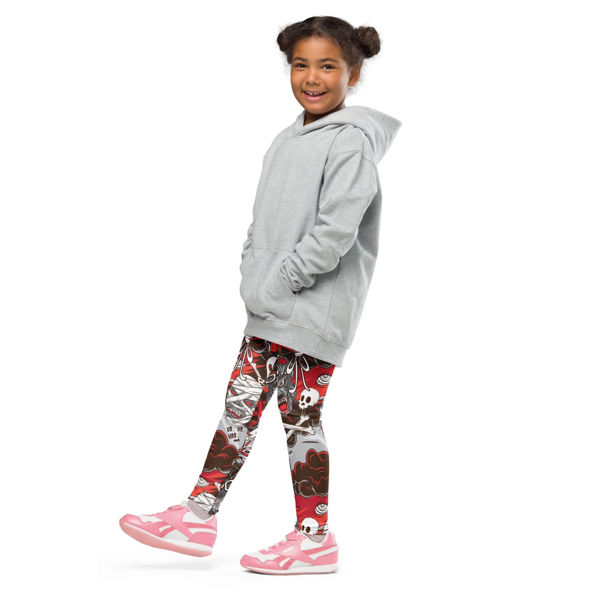 All the Horrors of Halloween Kid's Leggings