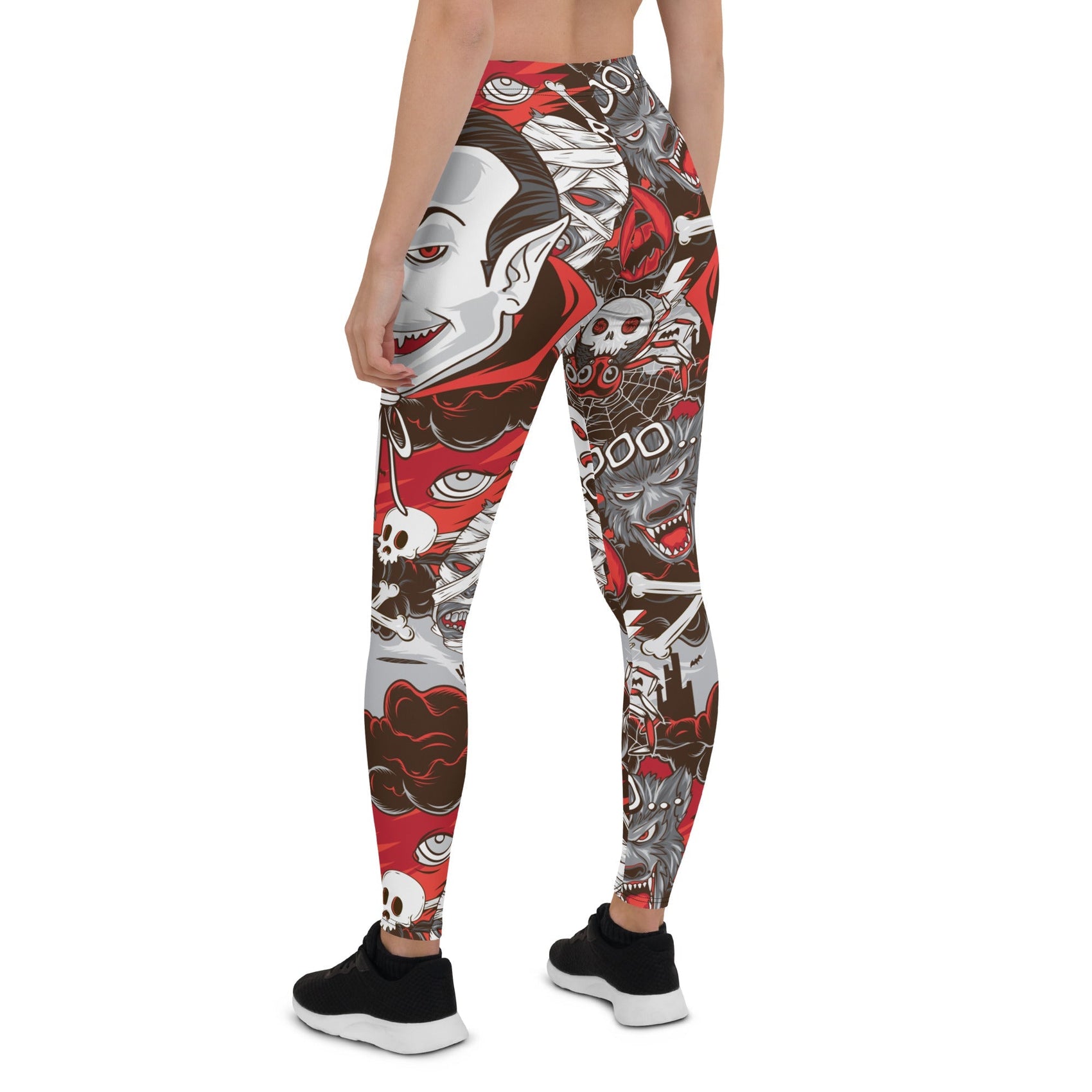 All the Horrors of Halloween Print Leggings | FIERCEPULSE