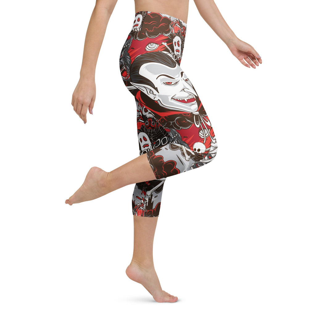 All the Horrors of Halloween Yoga Capris