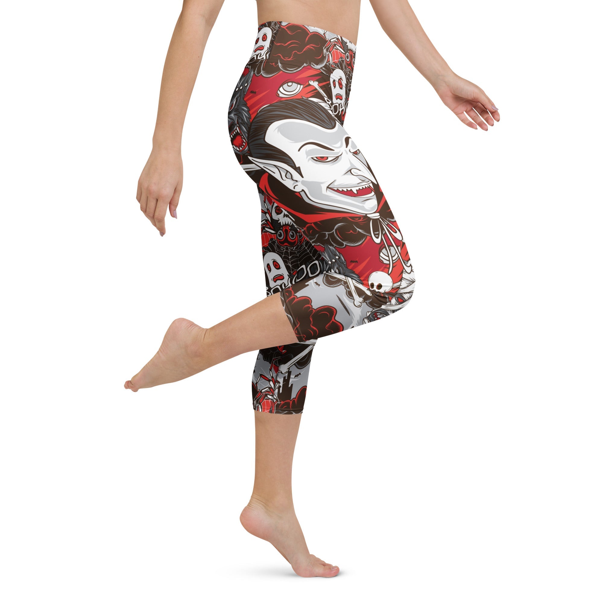 All the Horrors of Halloween Yoga Capris