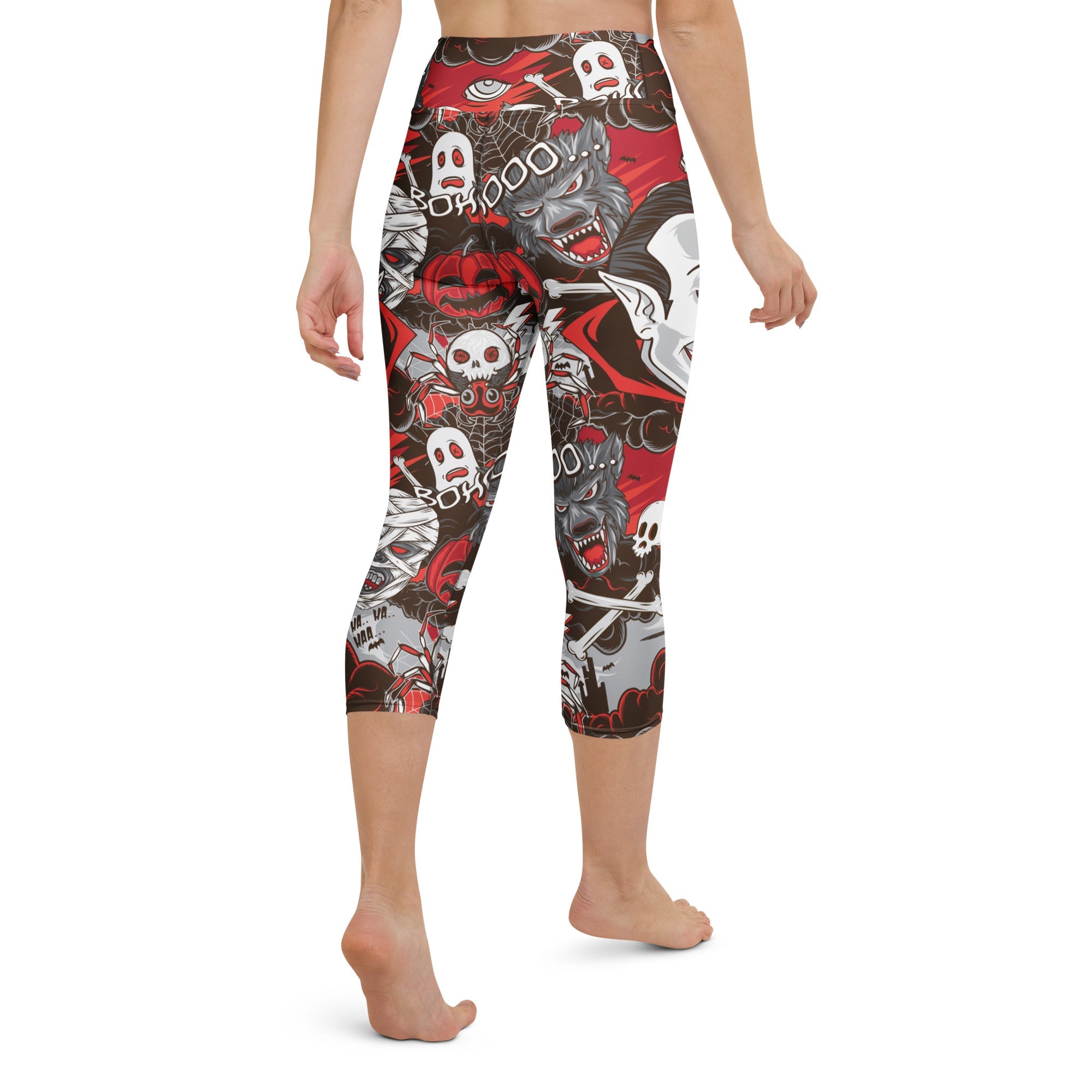 All the Horrors of Halloween Yoga Capris