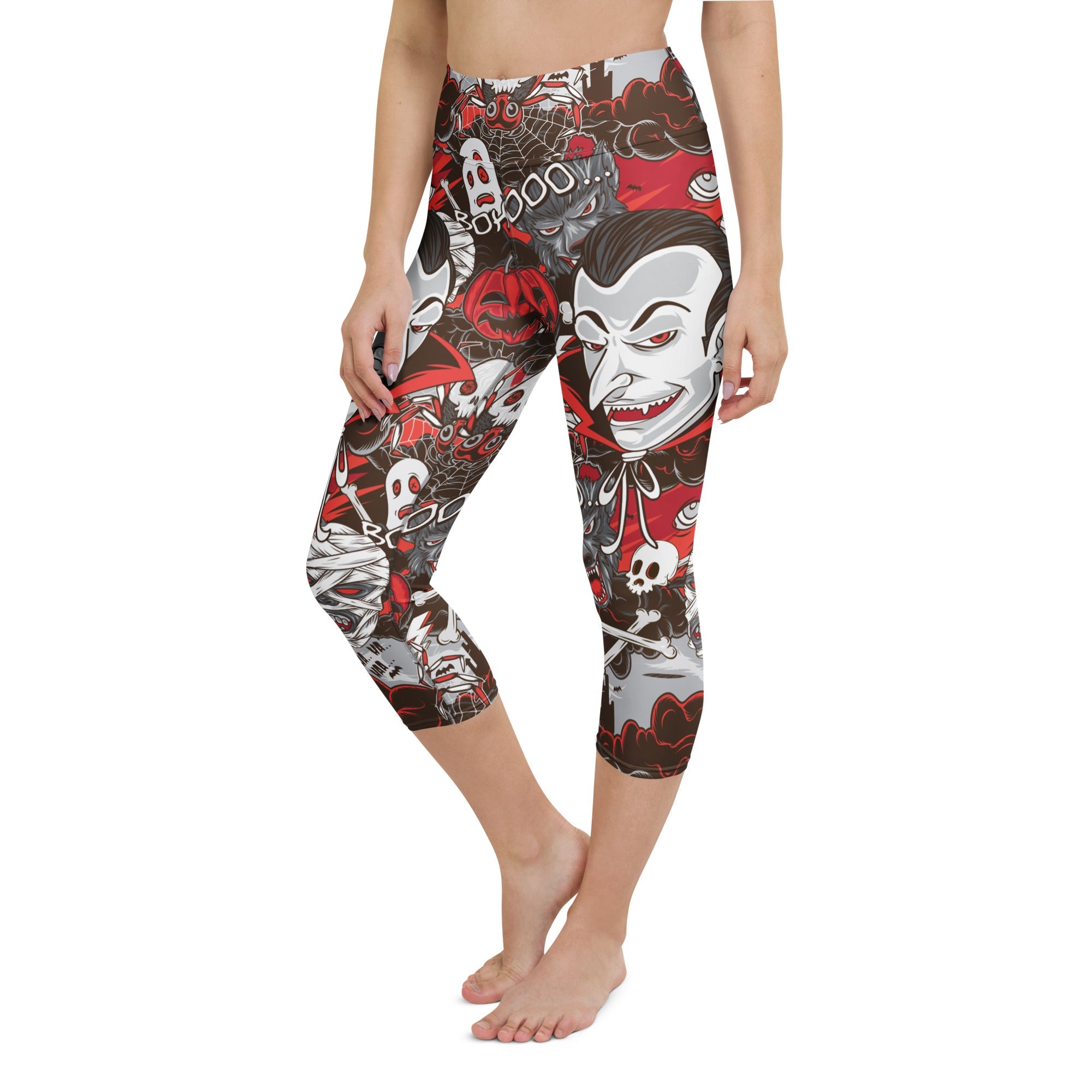 All the Horrors of Halloween Yoga Capris