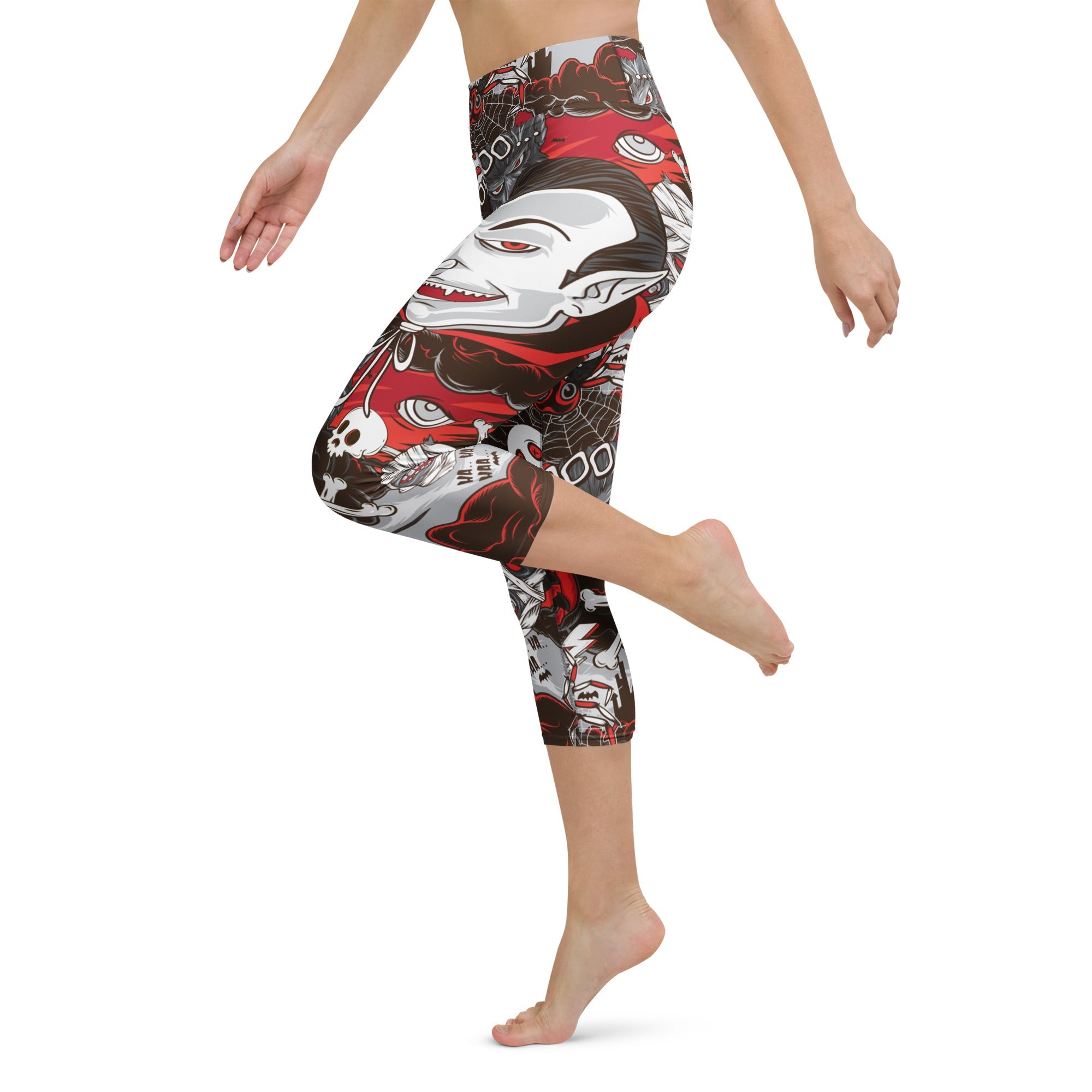 All the Horrors of Halloween Yoga Capris