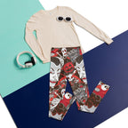 All the Horrors of Halloween Youth Leggings