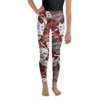 All the Horrors of Halloween Youth Leggings