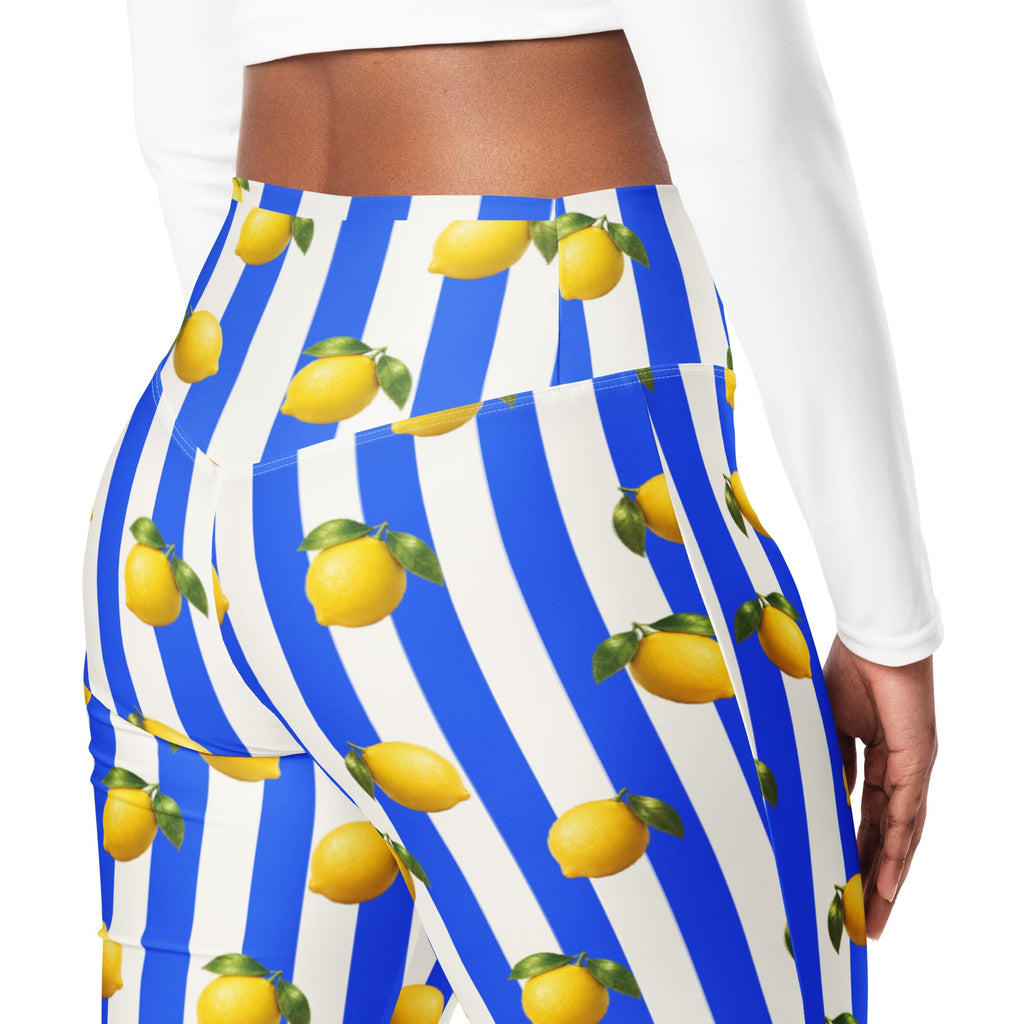 Amalfi Lemon Flare Leggings